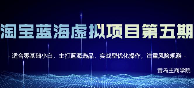 淘宝虚拟无货源3.0+4.0+5.0，适合零基础小白，主打蓝海选品，实战型优化操作-金云网创--一切美好高质量资源，尽在金云网创！