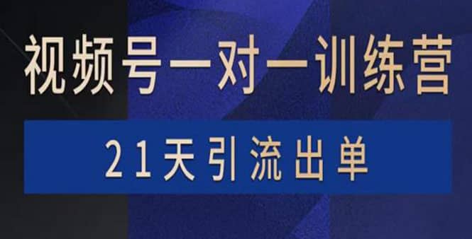 视频号训练营：带货，涨粉，直播，游戏，四大变现新方向，21天引流出单-金云网创--一切美好高质量资源，尽在金云网创！