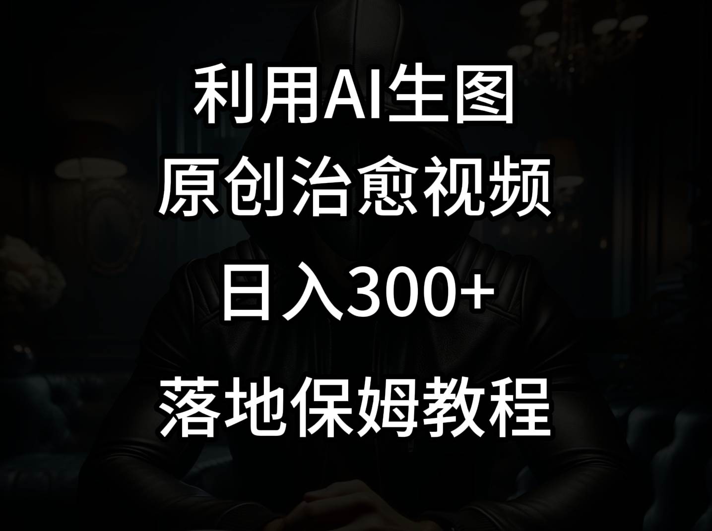 抖音最新爆款项目，治愈视频，仅靠一张图日入300+-金云网创--一切美好高质量资源，尽在金云网创！