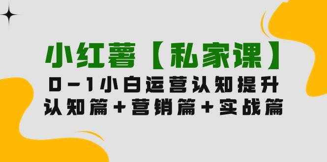 （9910期）小红薯【私家课】0-1玩赚小红书内容营销，认知篇+营销篇+实战篇（11节课）-金云网创--一切美好高质量资源，尽在金云网创！