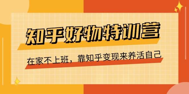 （11369期）知乎好物特训营，在家不上班，靠知乎变现来养活自己（16节）-金云网创--一切美好高质量资源，尽在金云网创！