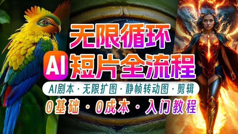 AI剪辑无限循环画面：新手轻松月入上万的秘技【揭秘】-金云网创--一切美好高质量资源，尽在金云网创！