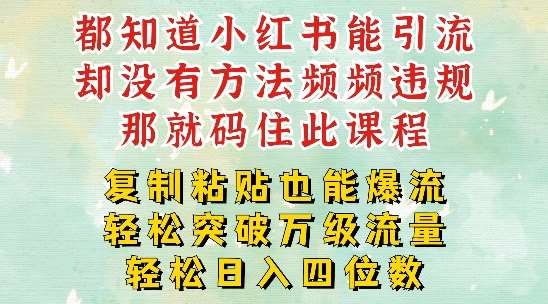 小红书靠复制粘贴一周突破万级流量池干货，以减肥为例，每天稳定引流变现四位数【揭秘】-金云网创--一切美好高质量资源，尽在金云网创！