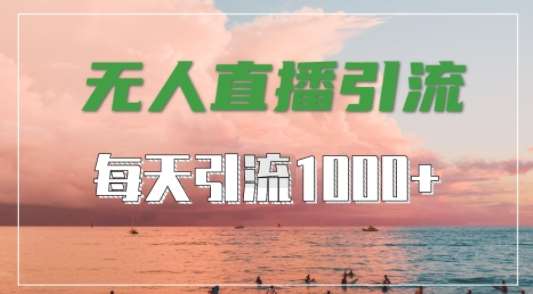 抖音快手视频号全平台通用，无人直播引流法，超暴力引流1000+高质量精准创业粉【揭秘】-金云网创--一切美好高质量资源，尽在金云网创！